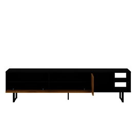 Hanah Home Soporte de TV Luga Negro y Roble